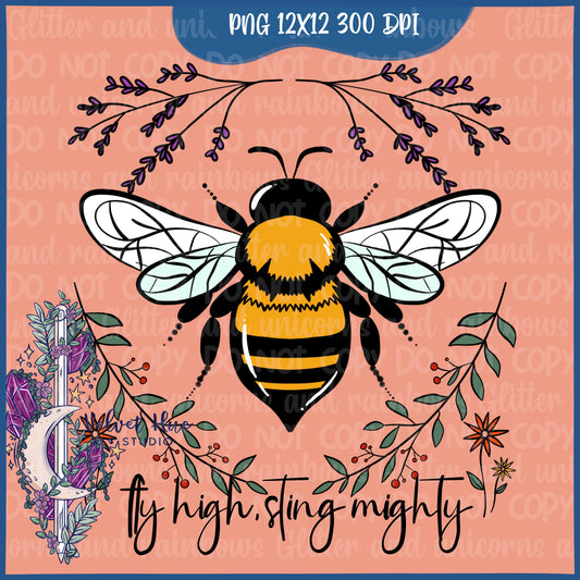 All the bees fly high sting mighty PNG