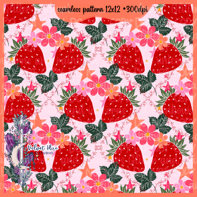 Strawberry Fruit seamless