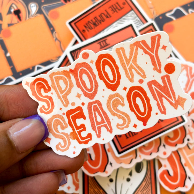 Spooky Season vinyl sticker