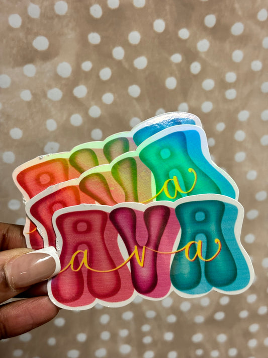 Custom Name or Word Vinyl Sticker