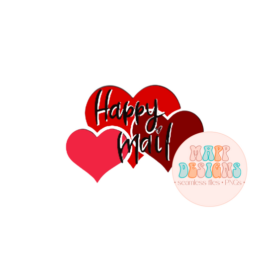 Vday Happy Mail Sticker Sheet