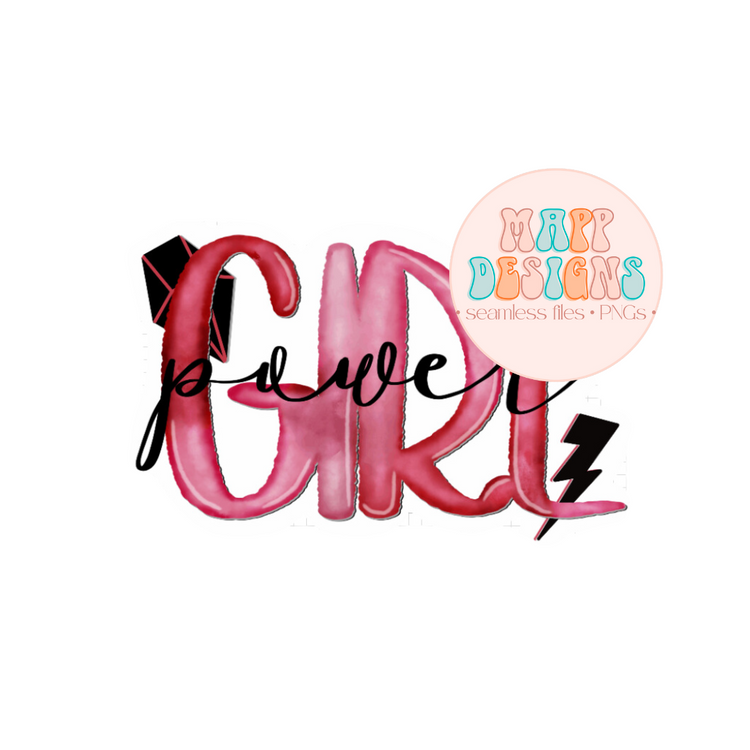 Girl Power Vinyl Sticker