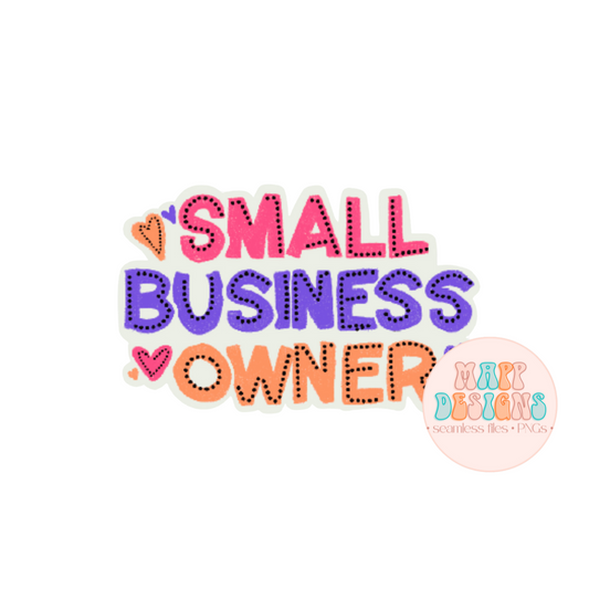 Small Business Owner Sticker Sheet